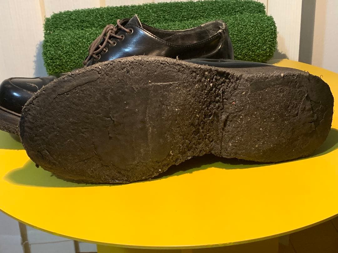 Archive　PRADAプラダ レザーシューズ 希少厚底ラバー