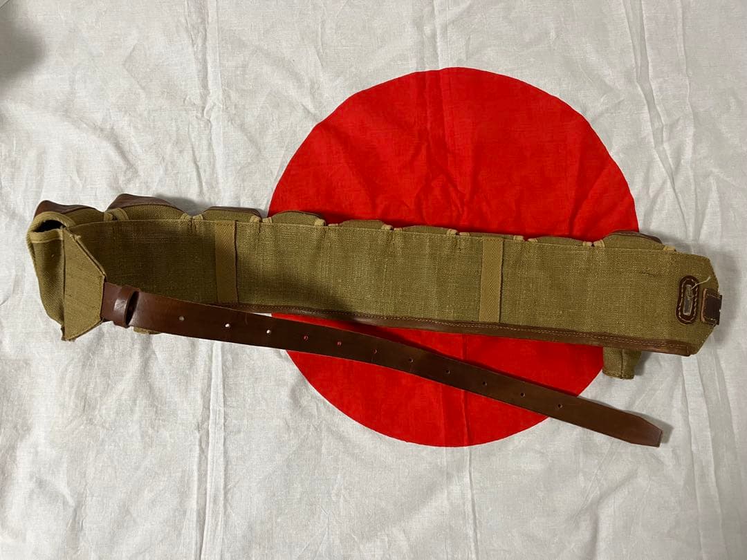 日本軍　日本陸軍　空挺隊　騎兵　弾帯　ベルト　一式弾帯　レプリカ　義烈空挺隊