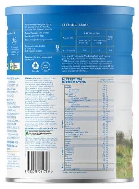 専用２缶Bellamyベラミーズ オーガニック 粉ミルク ステップ2&3