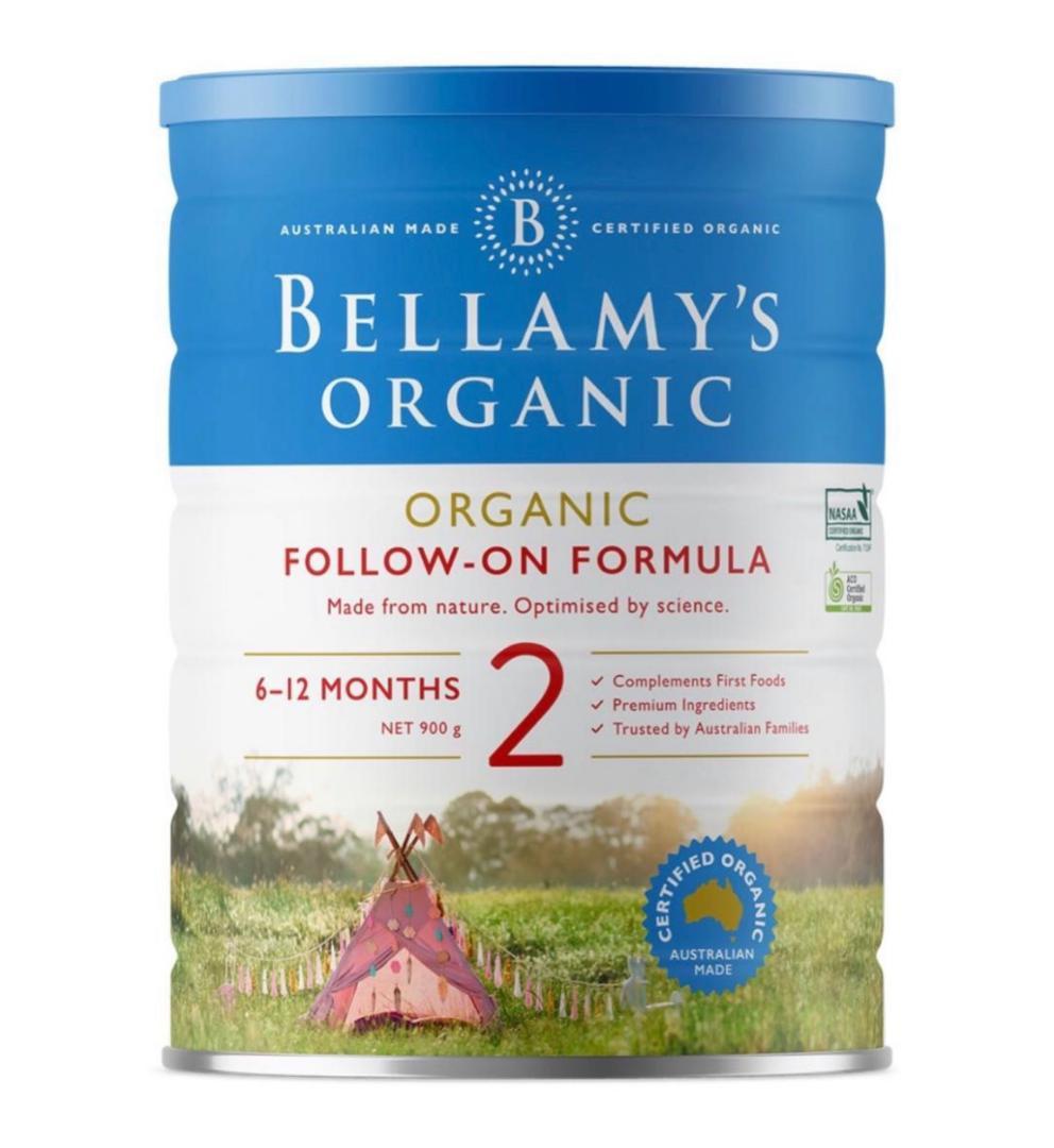 専用２缶Bellamyベラミーズ オーガニック 粉ミルク ステップ2&3