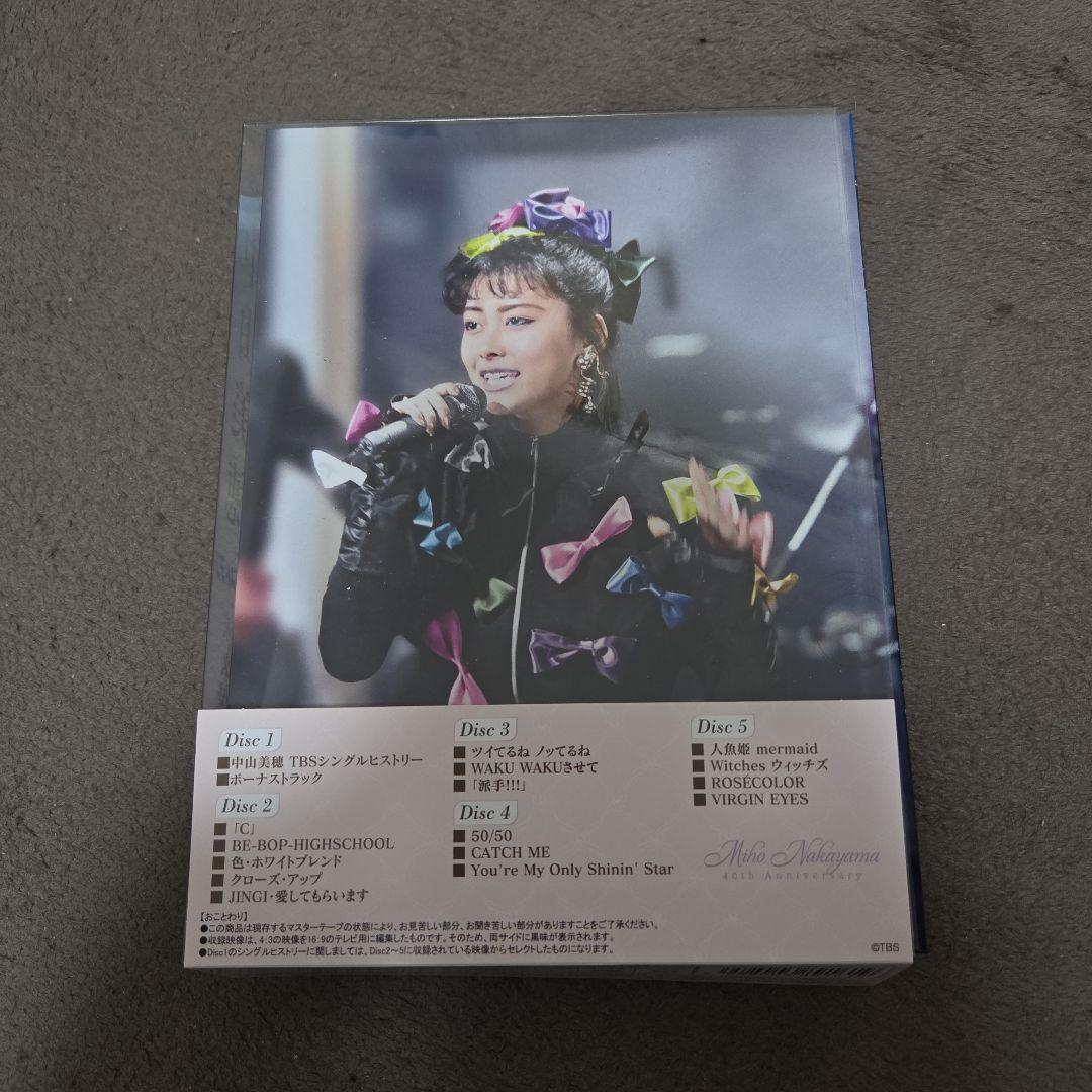 中山美穂40th AnniversaryBlu-ray&キャラファイングラス額装