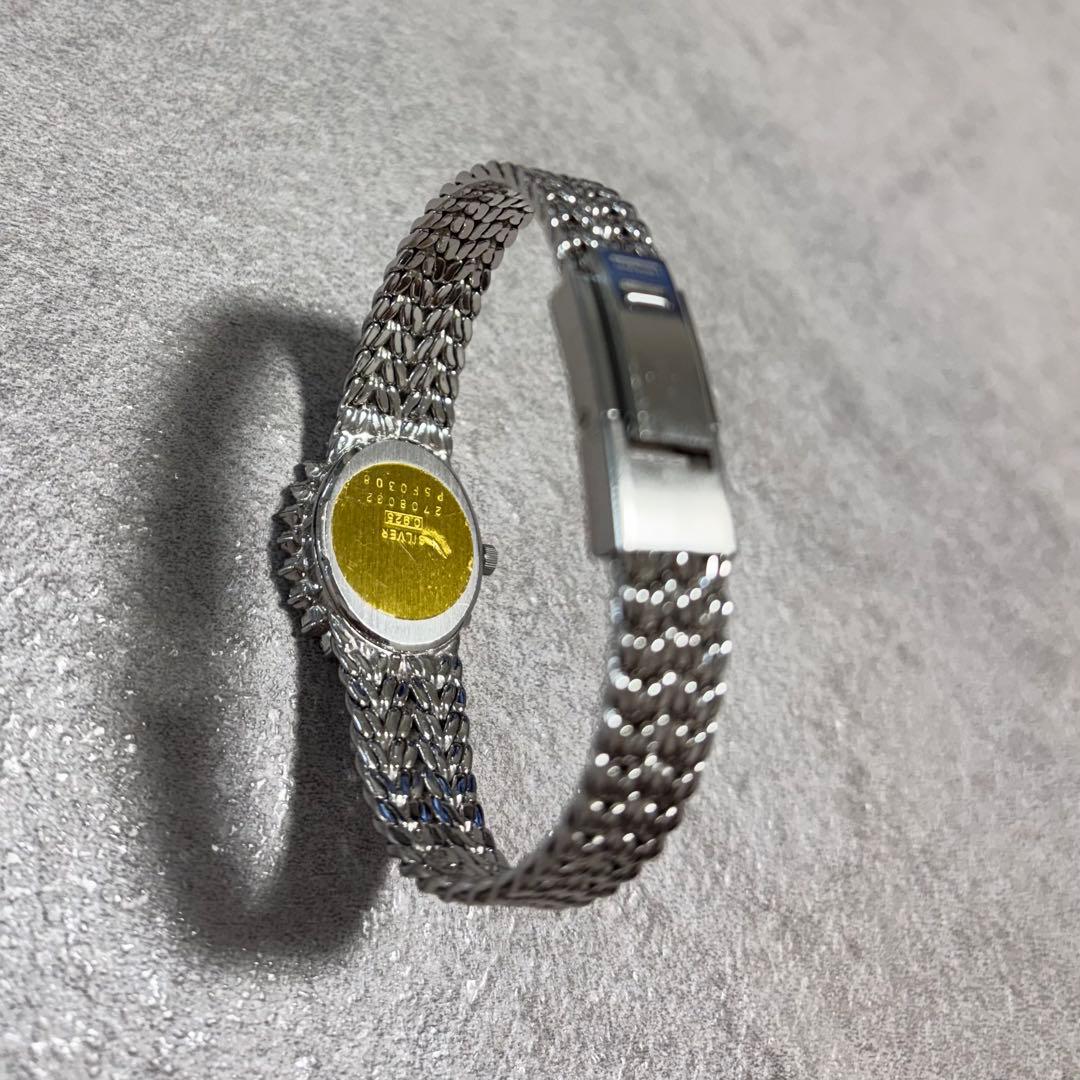 【希少】SV925ウォルサム マキシム ダイヤベゼル 腕時計