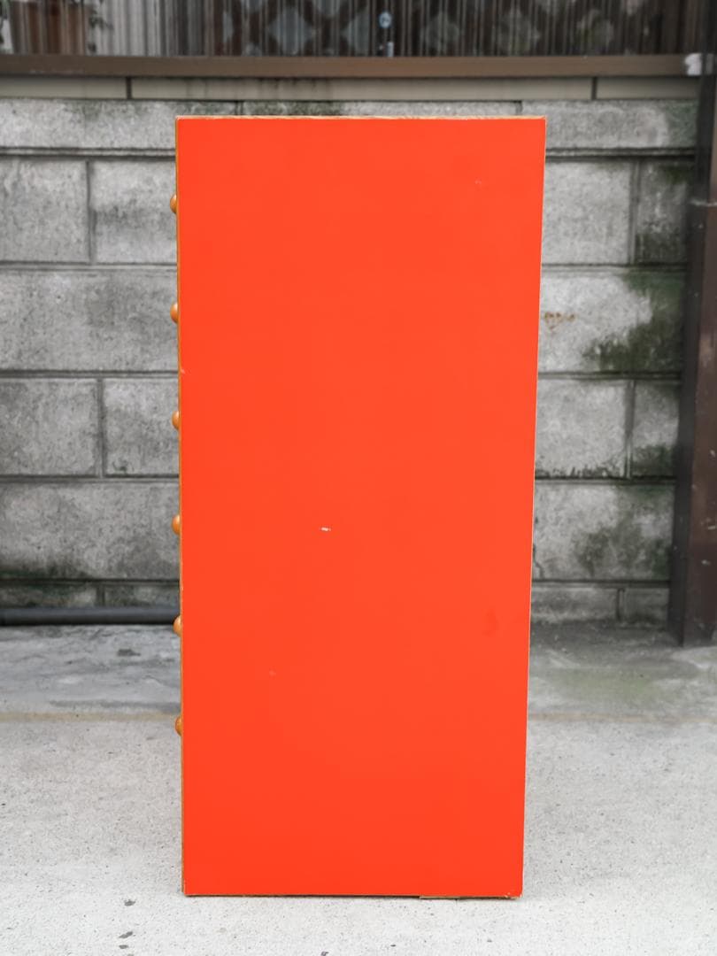 60-70's ヴィンテージ 6段チェスト/収納 レトロポップ スペースエイジ