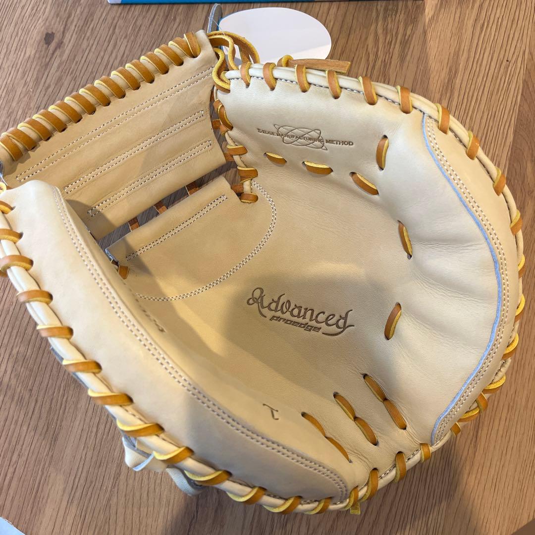 新品 硬式用 SSK キャッチャーミット キャメル