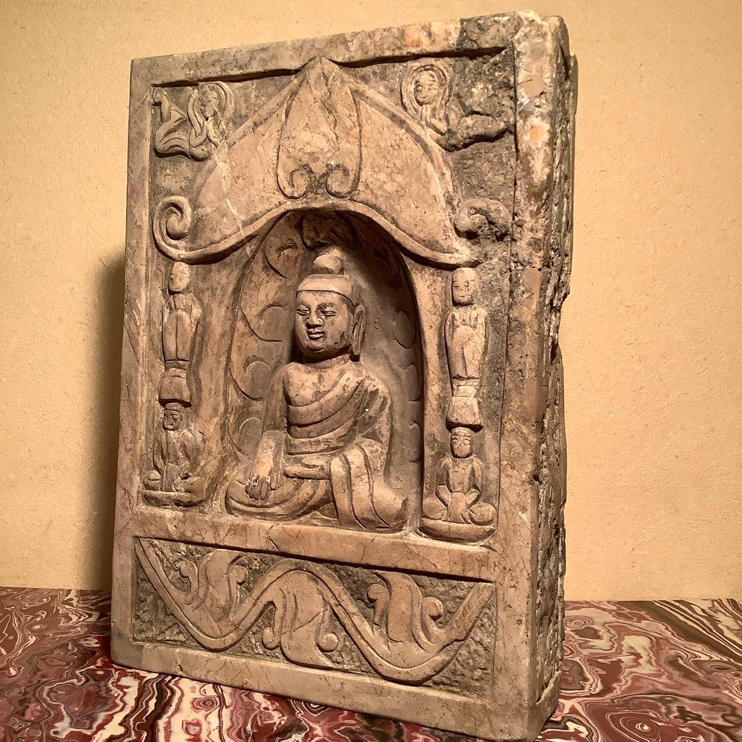 ロビン様売約keep…中国北魏・石仏「釈迦牟尼仏」北魏・隋・唐・北斎・北魏様式