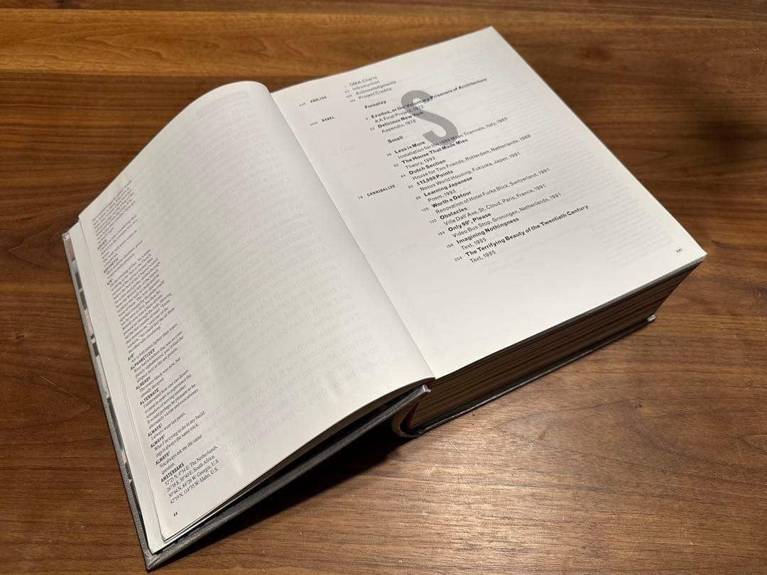 ［売約済］建築マニア必見！OMA著作『S,M,L,XL』1998年第二版