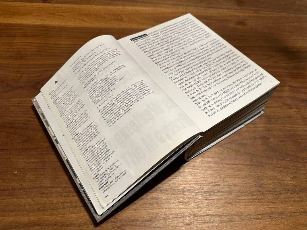 ［売約済］建築マニア必見！OMA著作『S,M,L,XL』1998年第二版