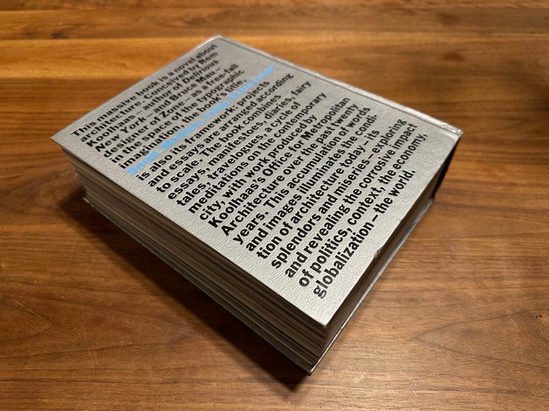 ［売約済］建築マニア必見！OMA著作『S,M,L,XL』1998年第二版