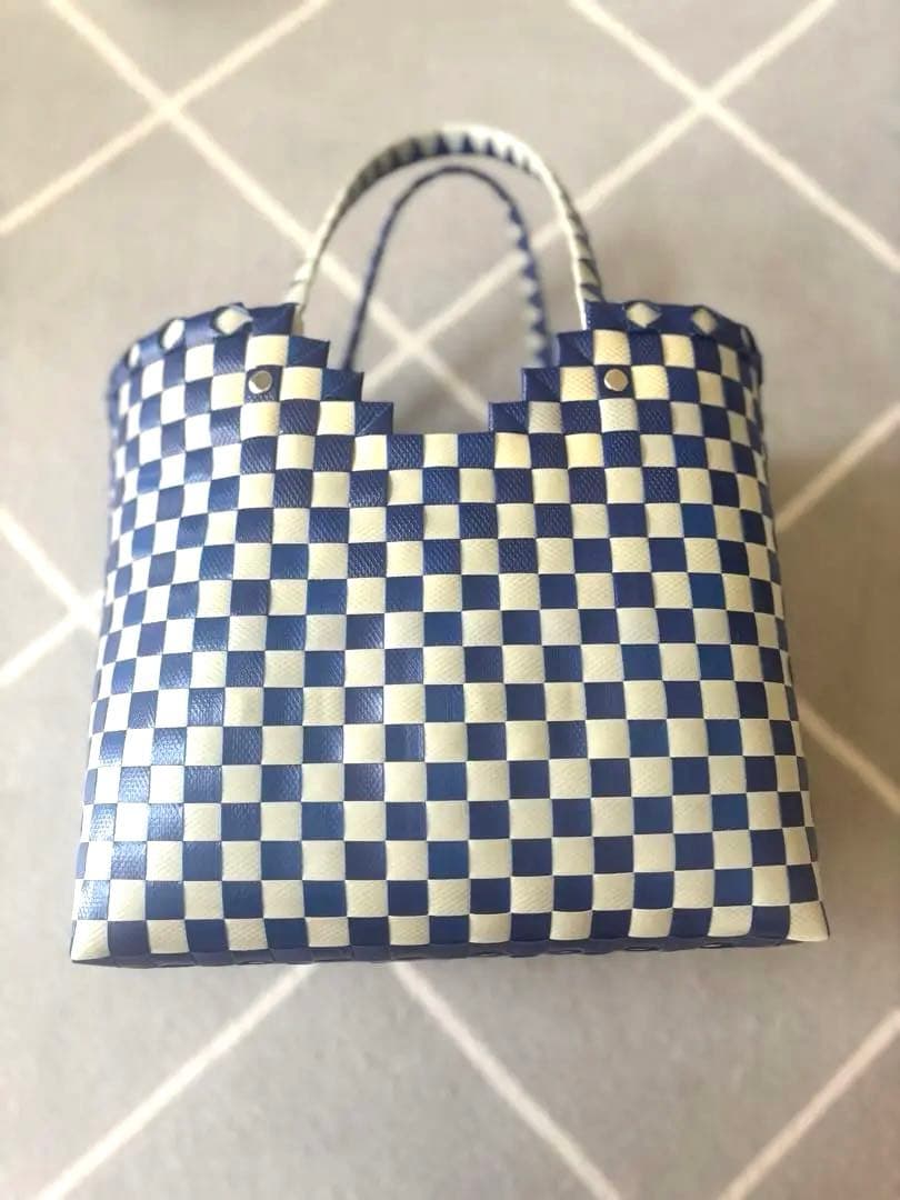 限定値下げ　極美品！完売品　MARNIマーケット　ラブバスケット　ロイヤルブルー