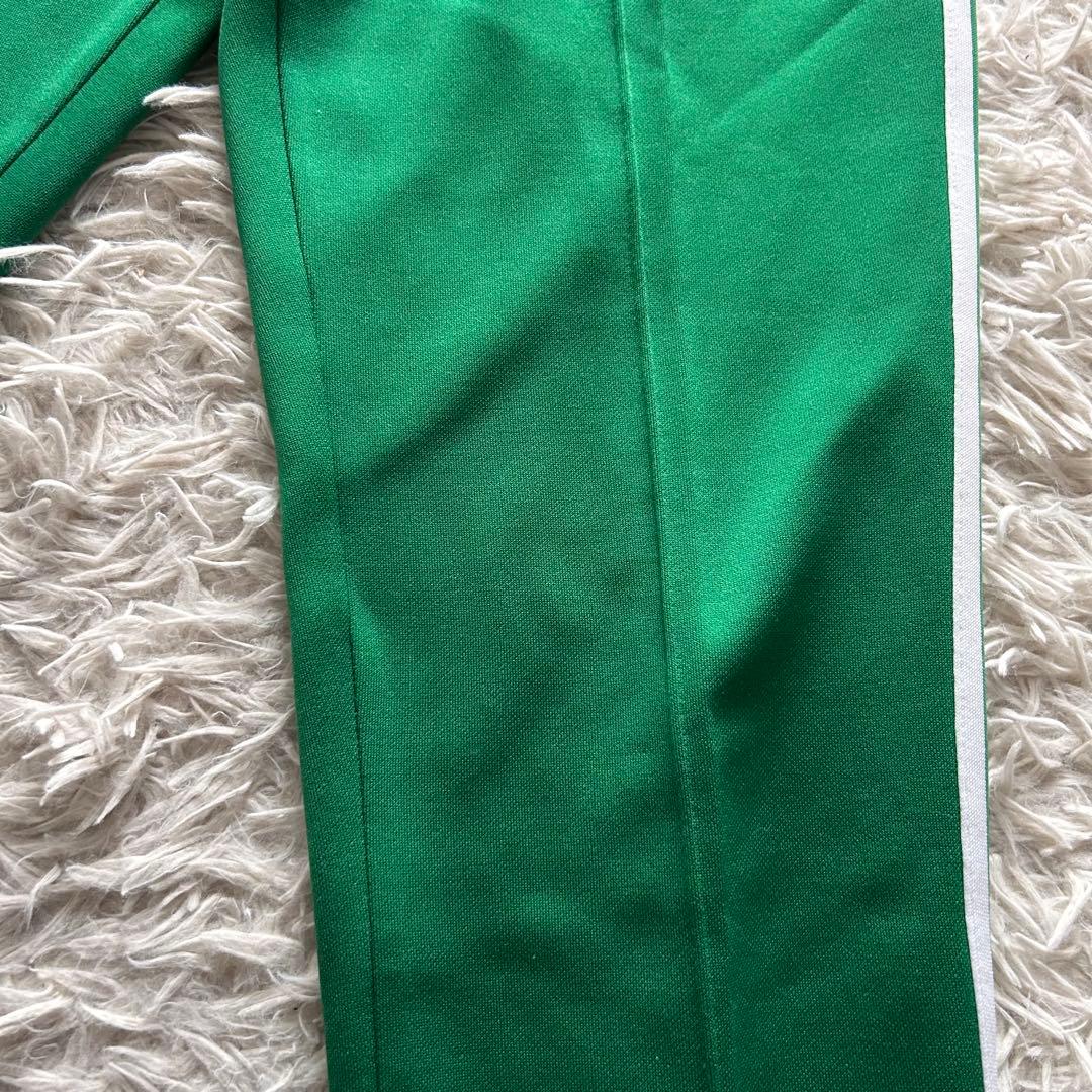 希少　70s アディダス 西ドイツ製 トラックパンツ 緑 5 デサント