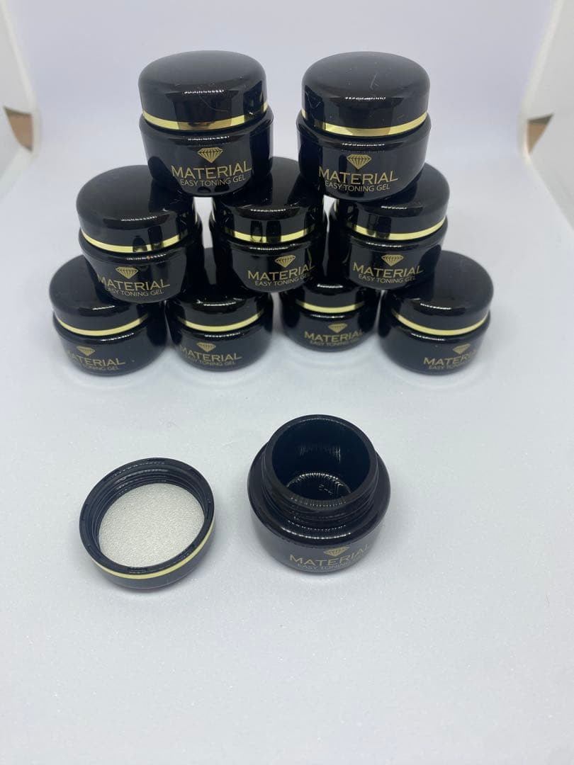 新品　遮光容器　200個セット　黒　ジェルネイル レンジ 空容器　非売品