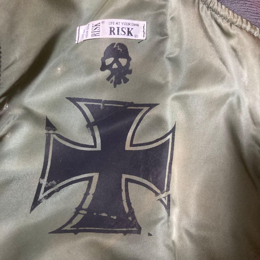 RISK alfa usa製カスタム ma1