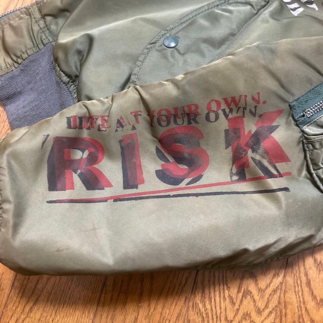 RISK alfa usa製カスタム ma1