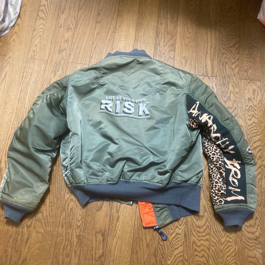 RISK alfa usa製カスタム ma1