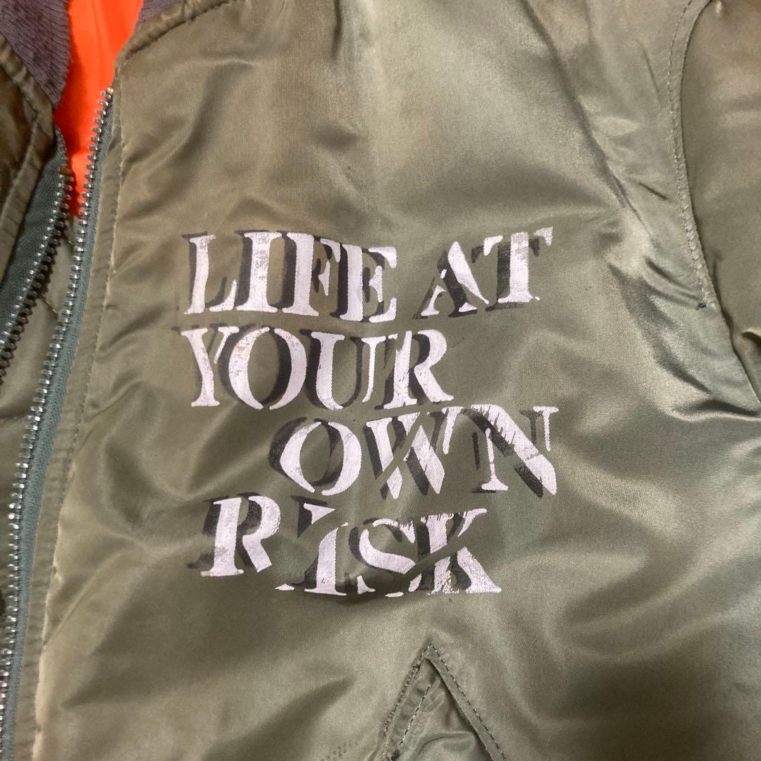 RISK alfa usa製カスタム ma1