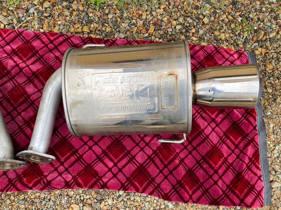 くまきち　ステンレス デュアルスポーツマフラー