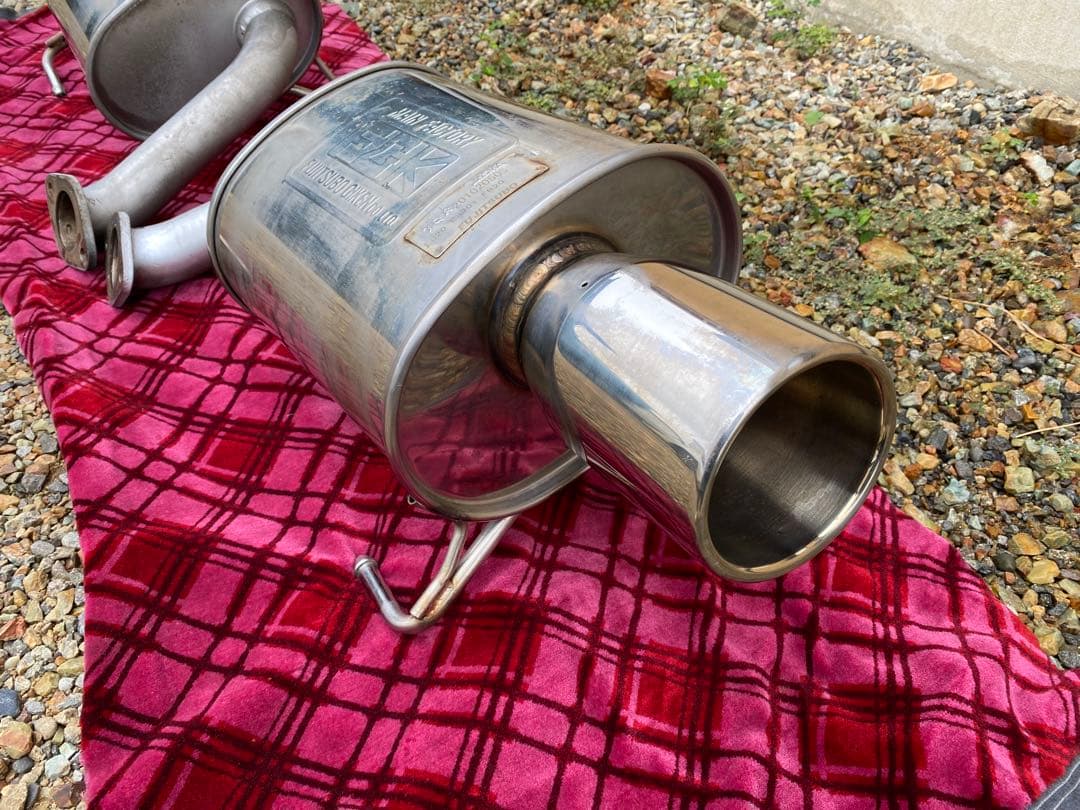くまきち　ステンレス デュアルスポーツマフラー