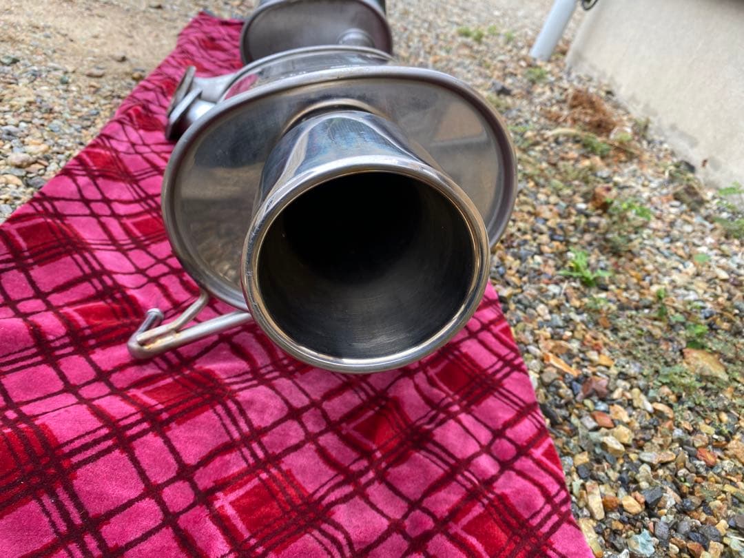 くまきち　ステンレス デュアルスポーツマフラー