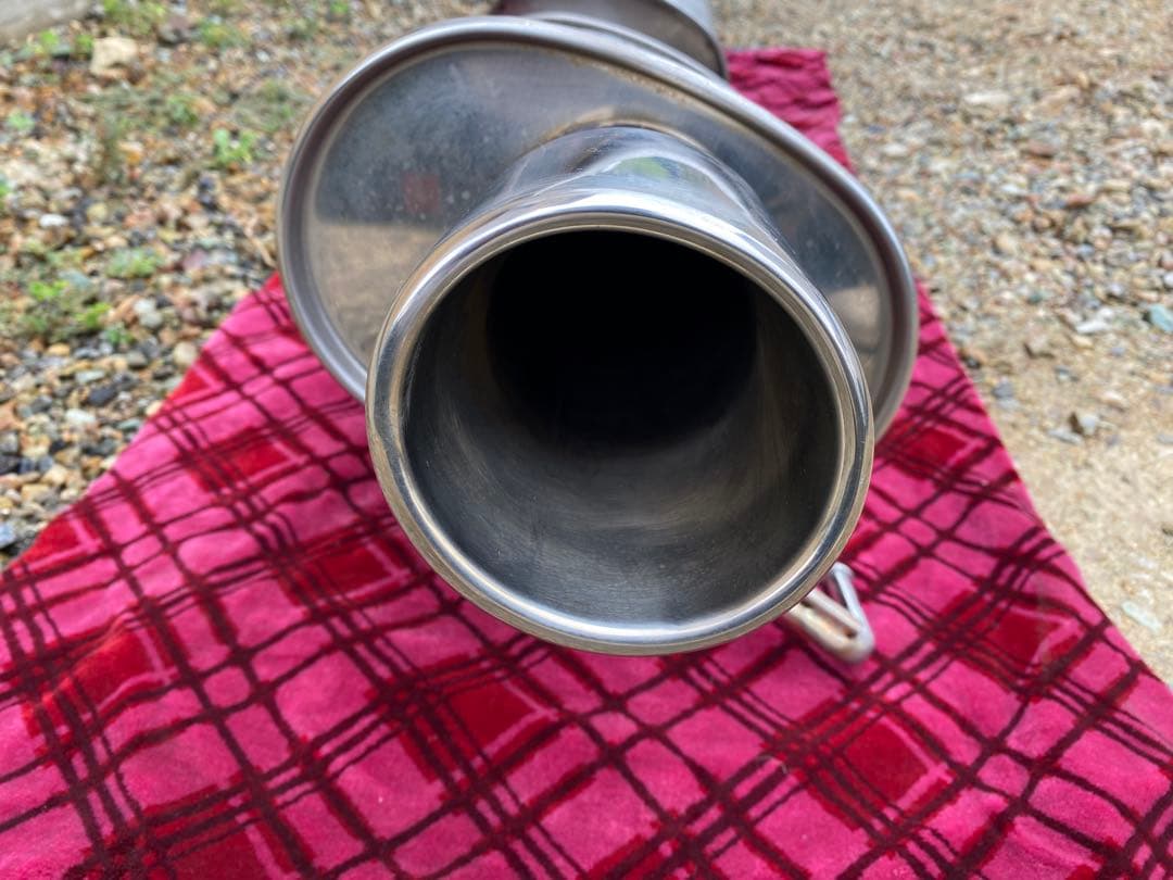 くまきち　ステンレス デュアルスポーツマフラー