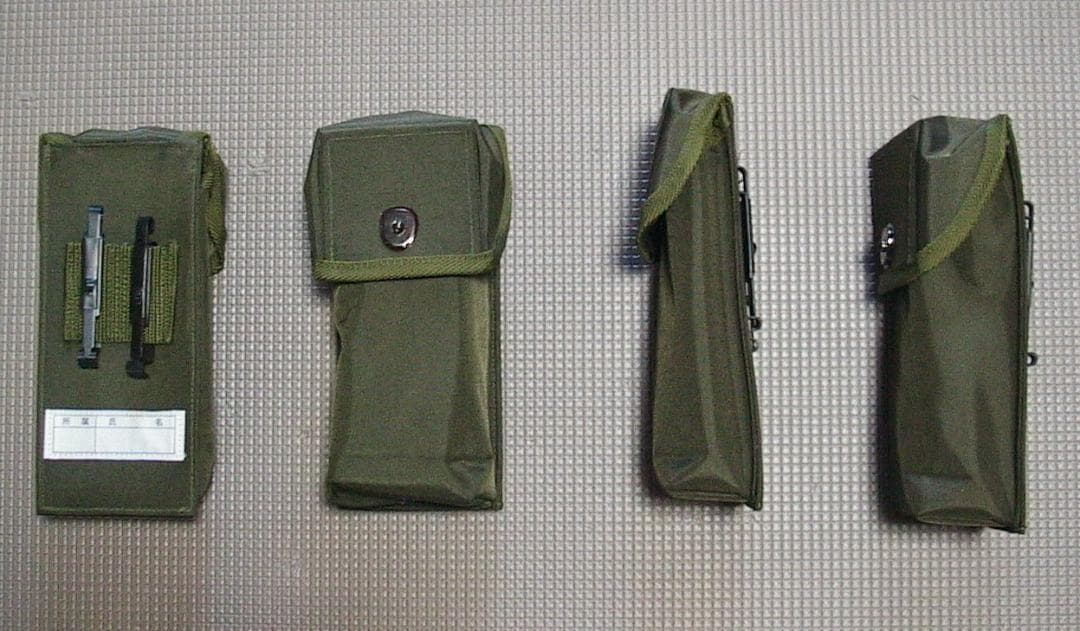 最終１セット陸上自衛隊８９式小銃３０連用ＯＤナイロン弾のう４個セット（送料無料）