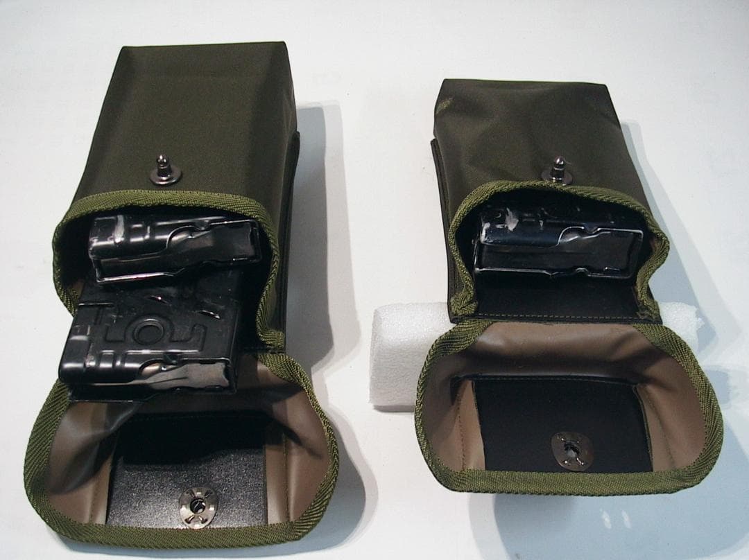 最終１セット陸上自衛隊８９式小銃３０連用ＯＤナイロン弾のう４個セット（送料無料）