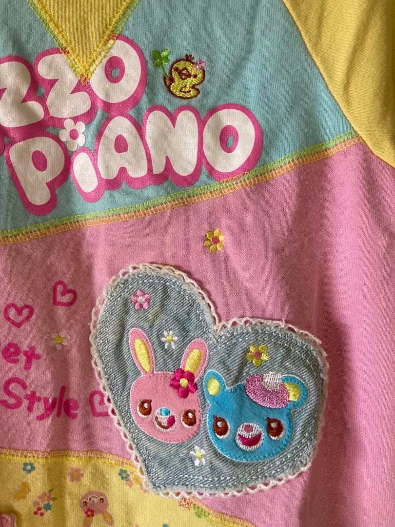 公*o様 mezzo piano ミミポポ　ワンピース　平成レトロ　カラフル　1