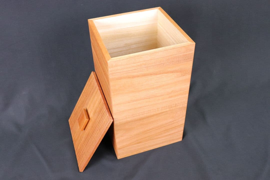 galbo◎【桐米びつ10キロ用】柿渋塗り桐米びつ　10キロ用　コシヒカリ