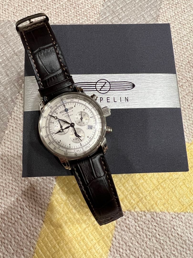 ZEPPELIN 100周年記念シリーズクロノグラフアラーム　7680-1N