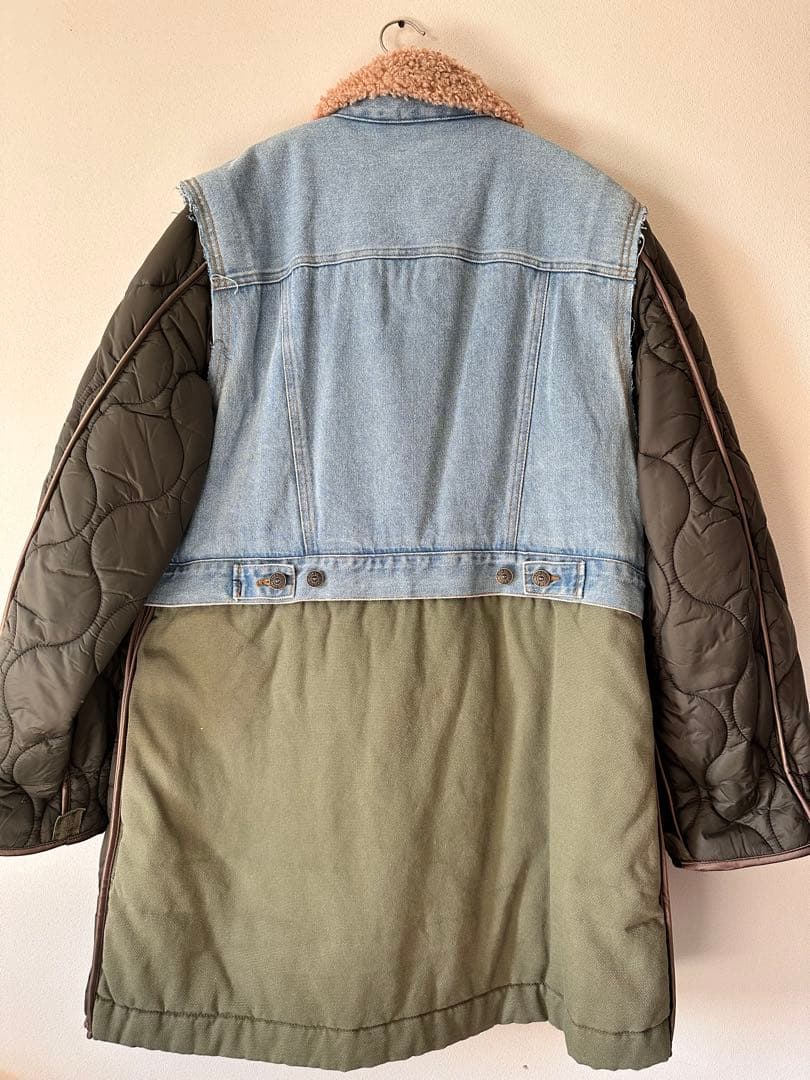 diesel ディーゼル　デニム　ミリタリー　キルティング　アウター