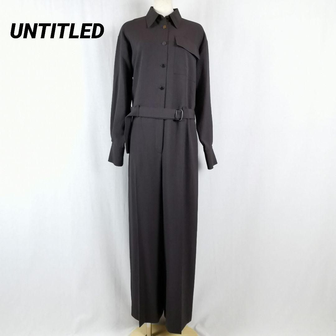 極美品 タグ付き 直近モデル シャツカラーオールインワン