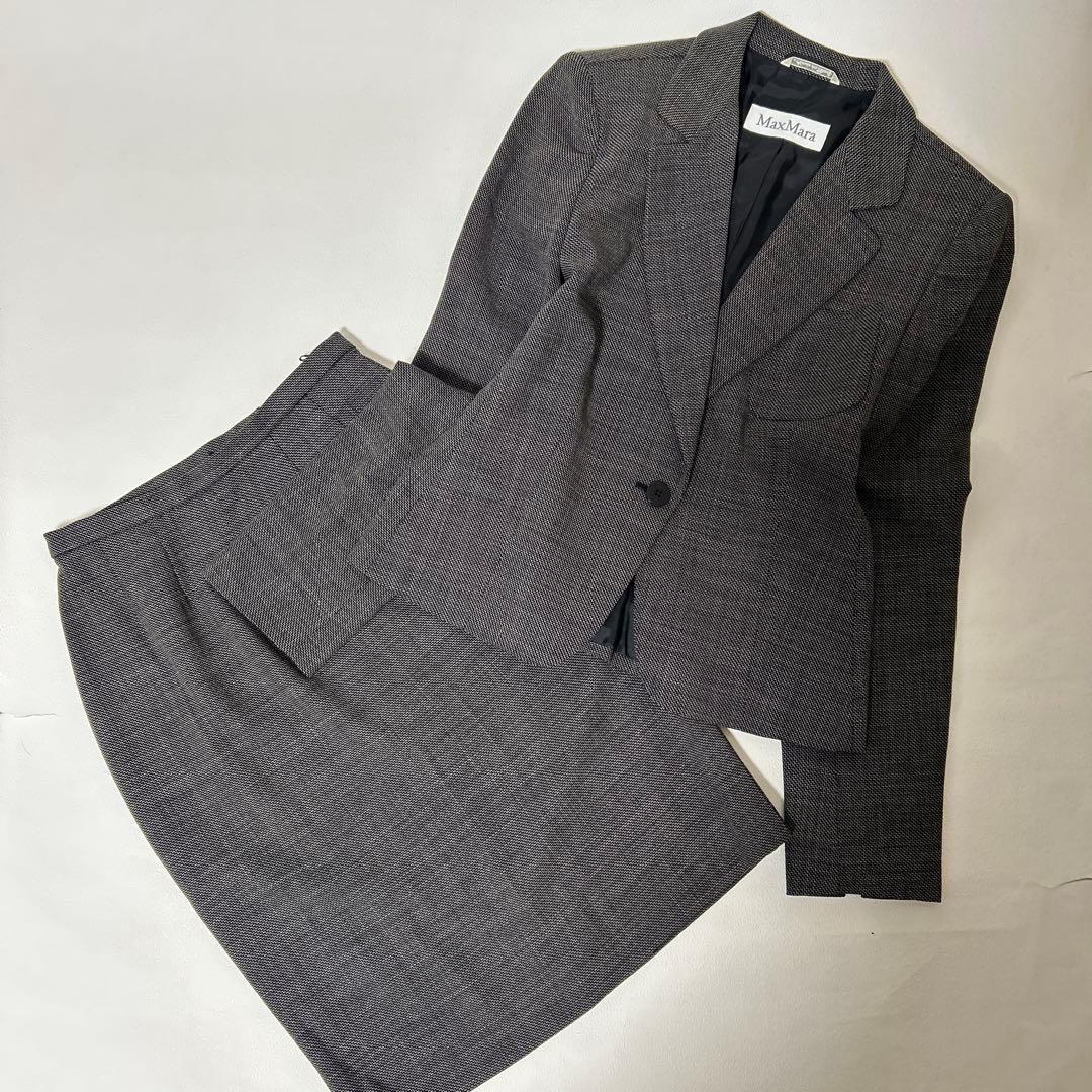美品✨マックスマーラ 白タグ スーツ セットアップ ジャケット イタリア製