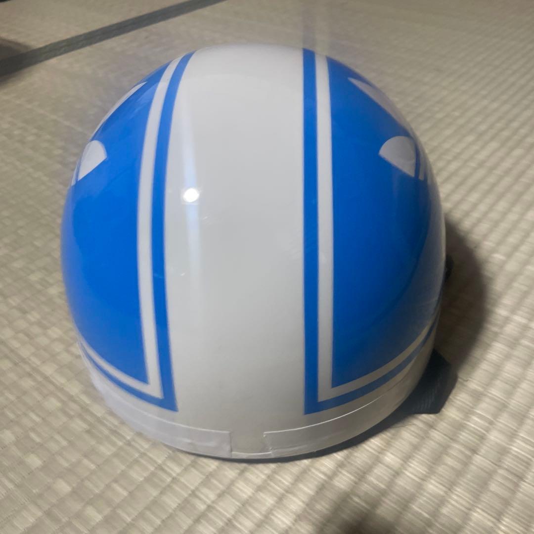 adidas柄 ヘルメット　半キャ