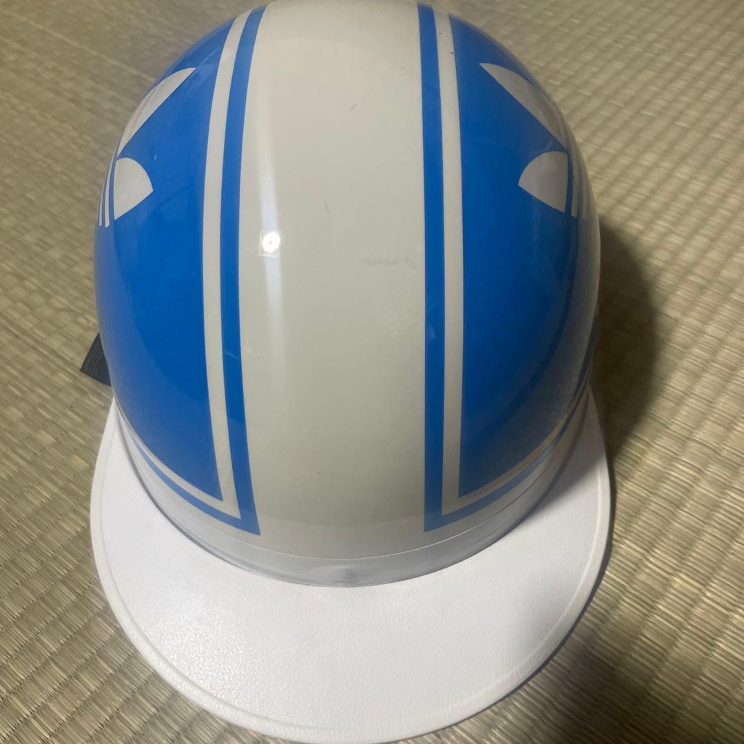 adidas柄 ヘルメット　半キャ