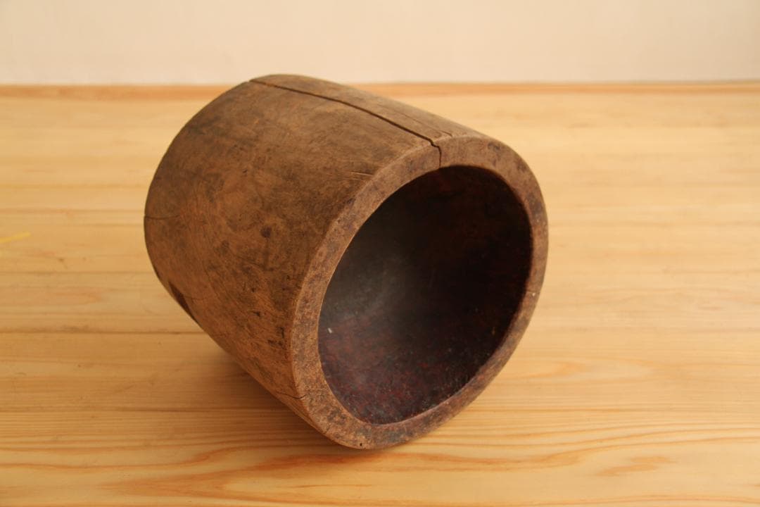 展示台　飾り台　木製　高さ25㎝　アンティーク　古道具　店舗什器