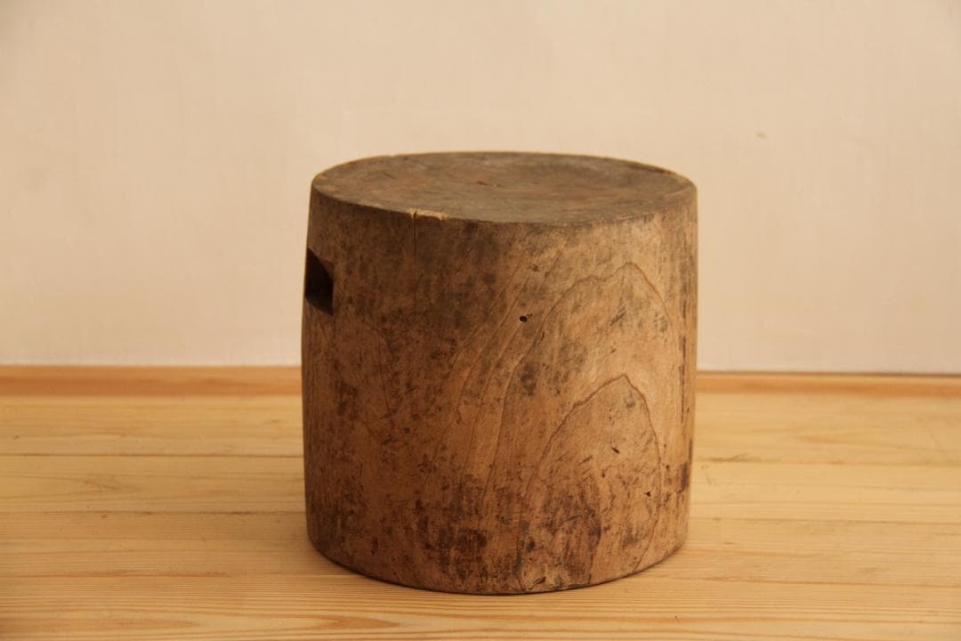 展示台　飾り台　木製　高さ25㎝　アンティーク　古道具　店舗什器