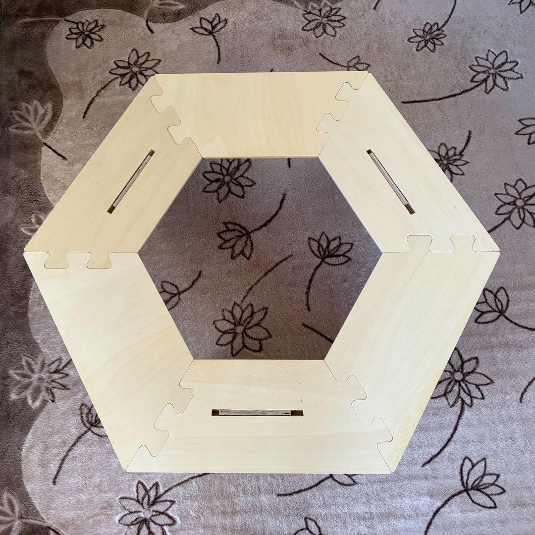 【新品】ヘキサテーブル　ヘキサゴンテーブル　焚火テーブル　キャンプテーブル