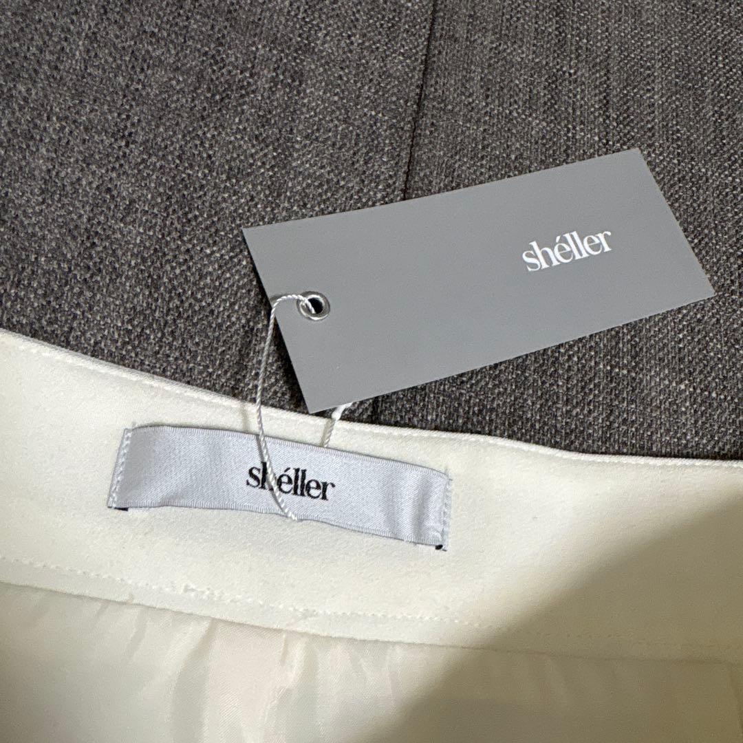 sheller シェリエ　ウィンドウチェック　ショートパンツ