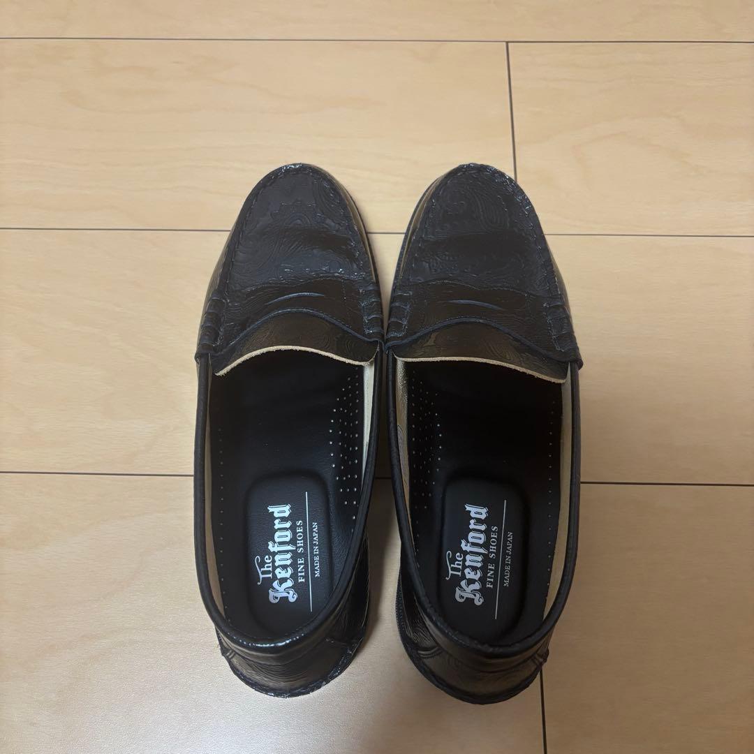 kenford ペイズリー ローファー　全面ペイズリー　25.5