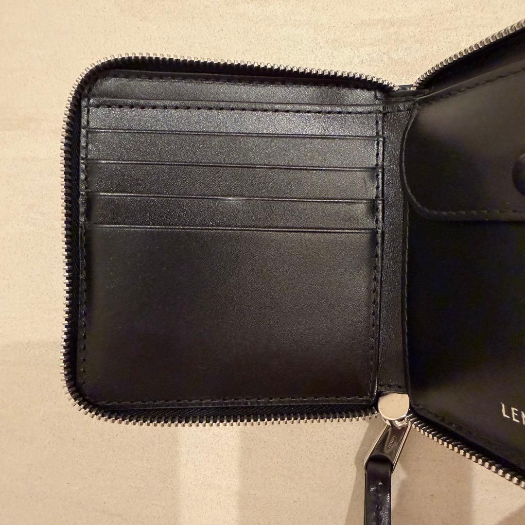 LEMAIRE ブラック 二つ折り財布