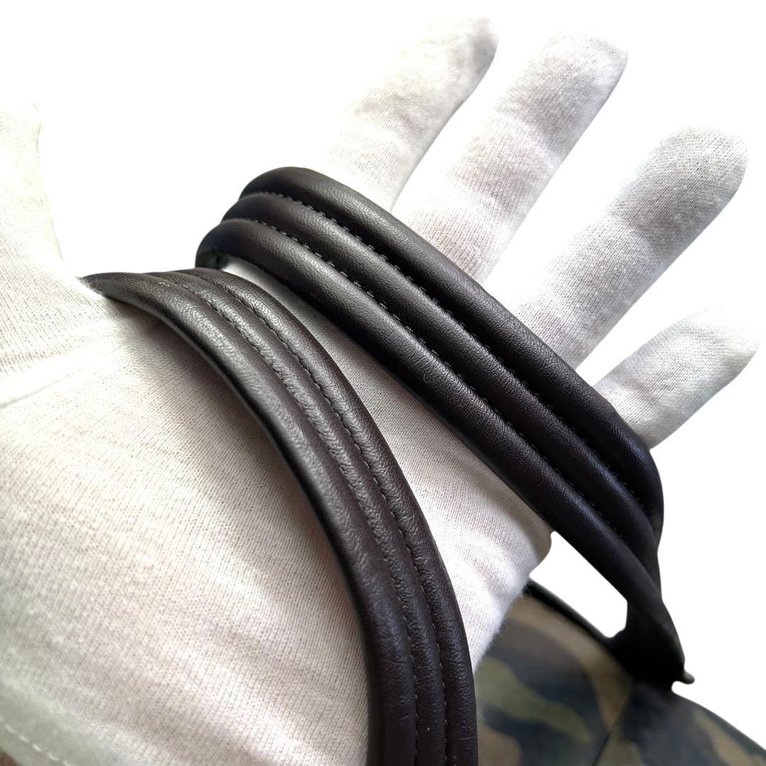 極美品 COACH コーチ　ボストンバッグ　2way　シグネチャー　迷彩柄 旅行