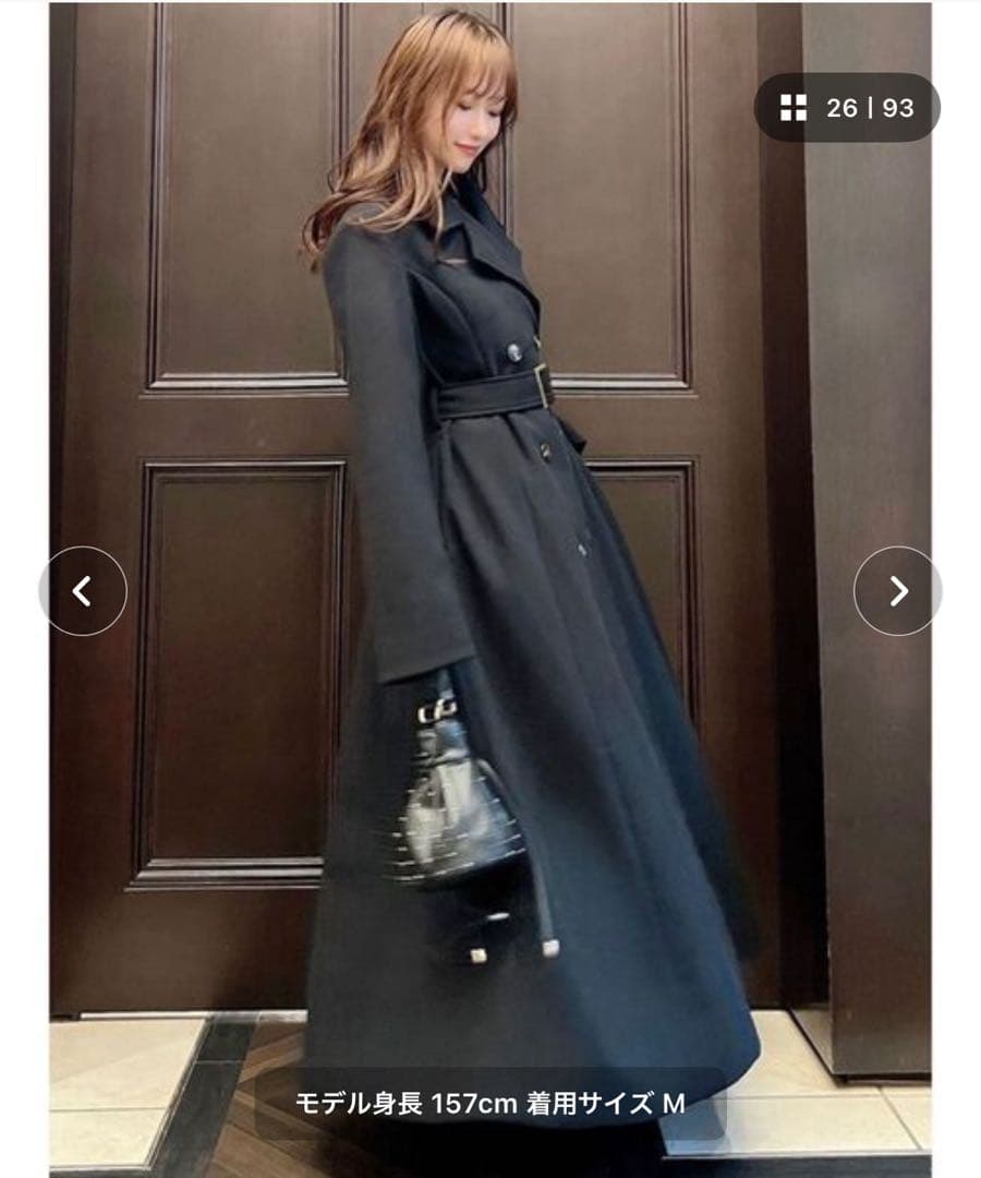 RESEXXY リゼクシー フレアデザインロングコート Mサイズ