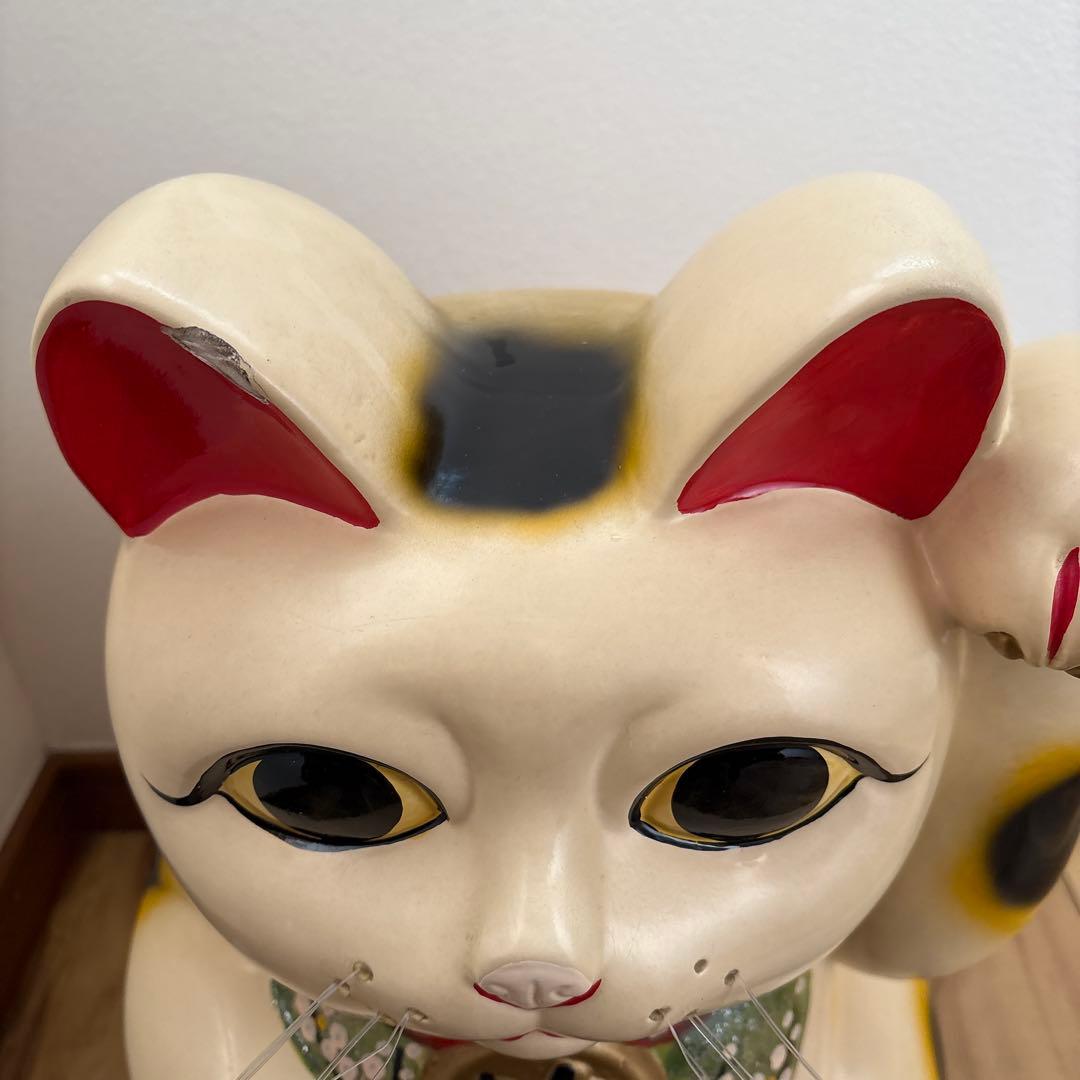 招き猫　貯金箱　超特大　44cm