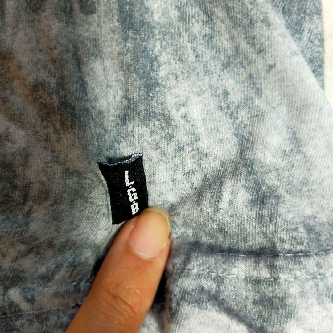 L.G.B ルグランブルー Vネック Tシャツ ダメージ加工 日本製