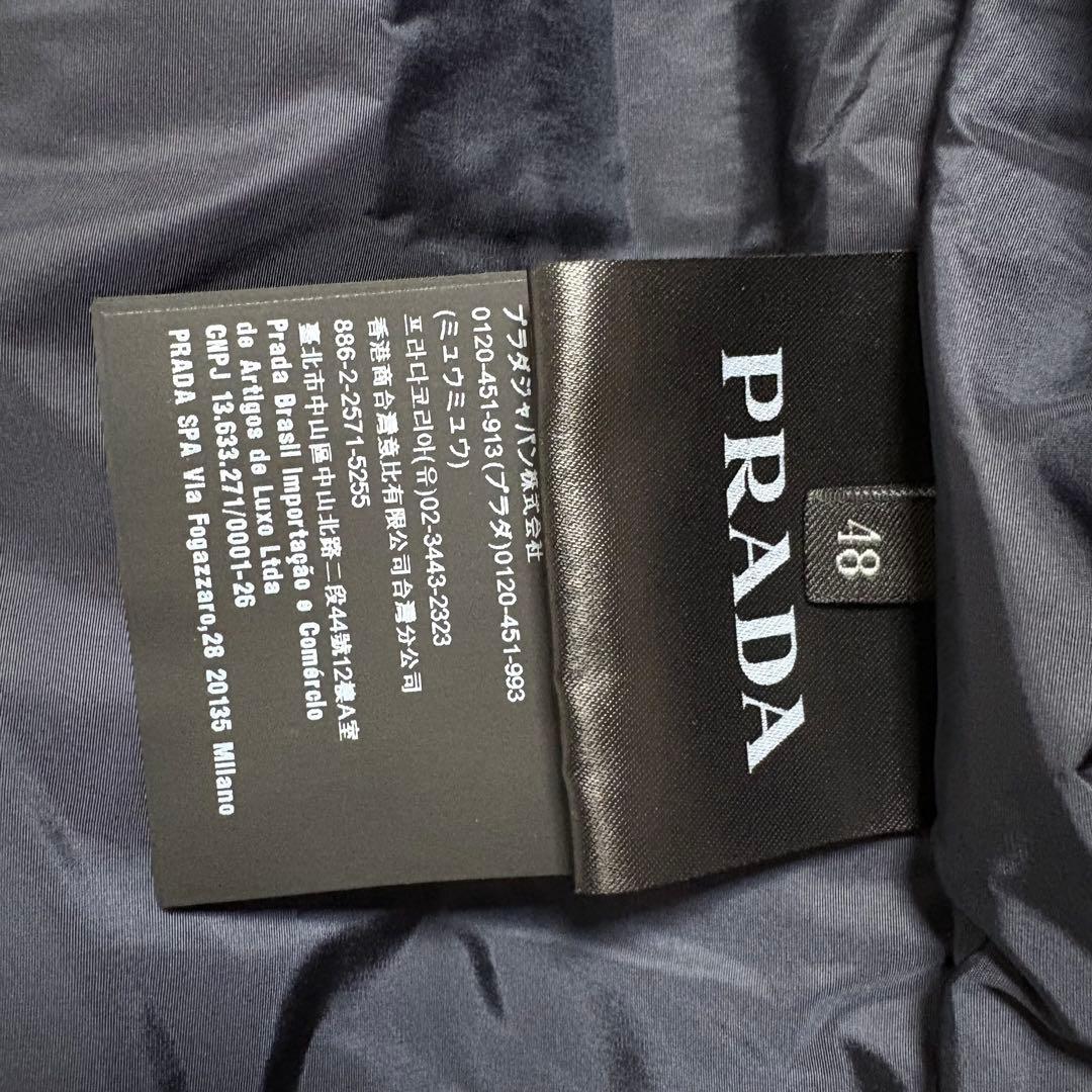 美品⬛︎PRADA⬛︎プラダ⬛︎ウールコート⬛︎ダークネイビー⬛︎48