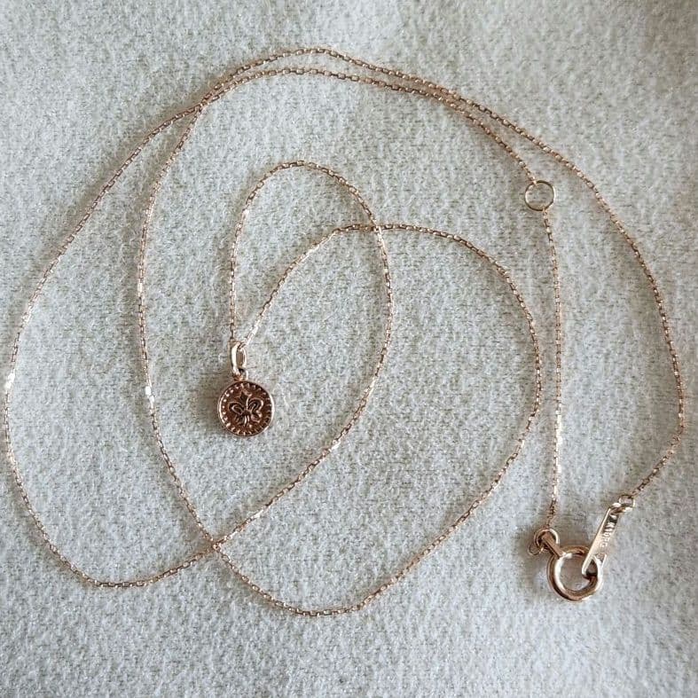 『haru』ユリ♡【ミントジャム】K10 ゴールド リバーシブル