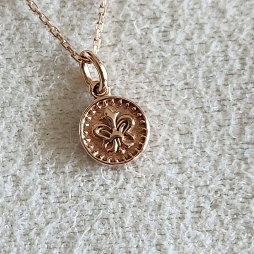 『haru』ユリ♡【ミントジャム】K10 ゴールド リバーシブル