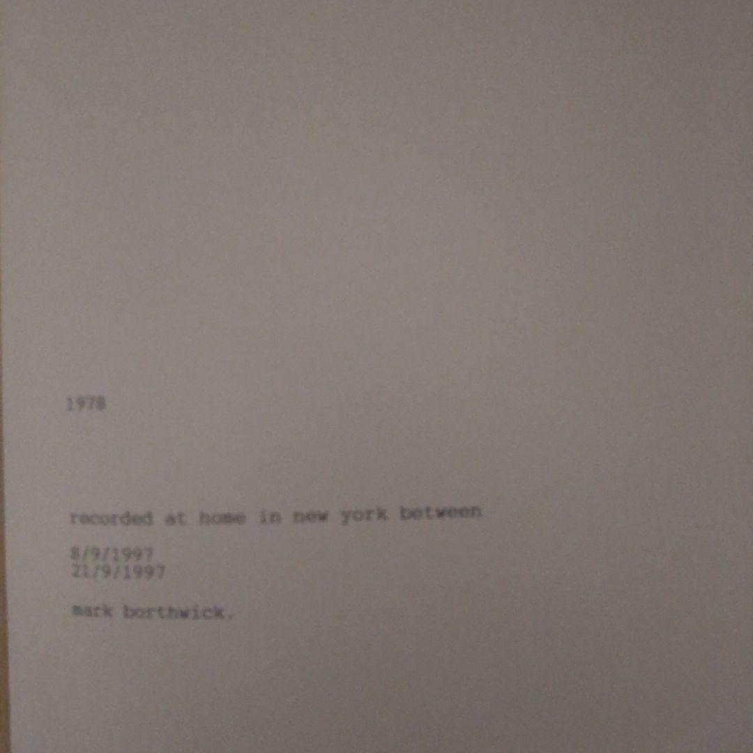 マークボスウィックMark Borthwick写真集「1978」