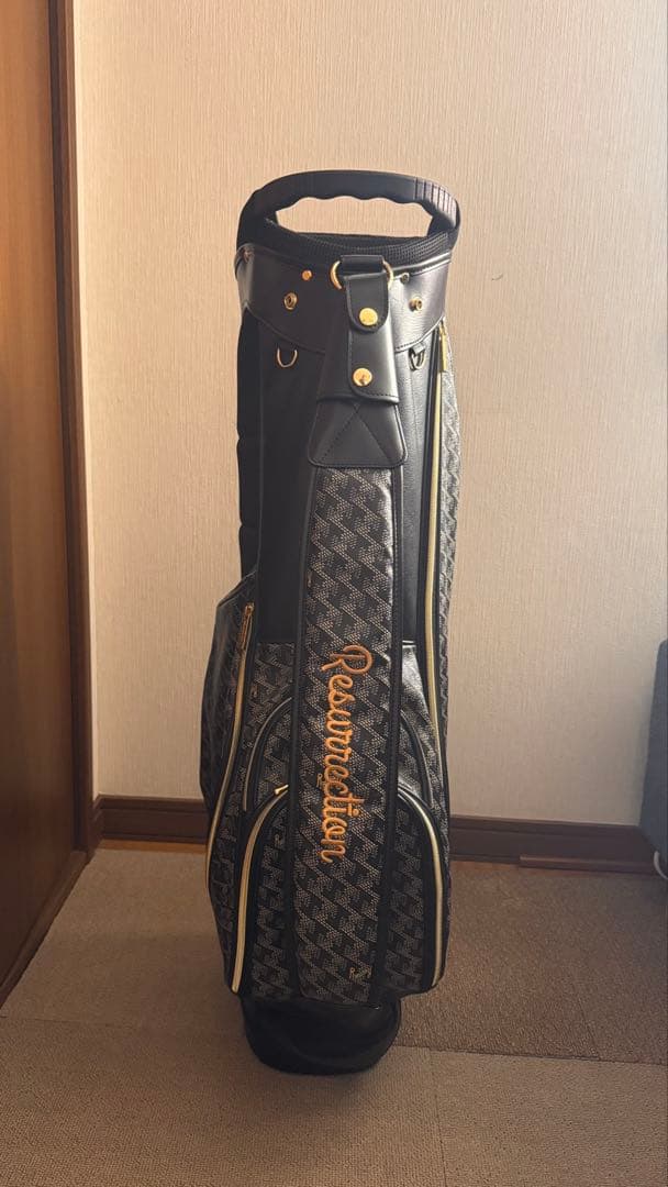 Resurrectionキャディバッグ Pavo No.2 ダークブラック