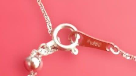 Pt950 スクリューチェーンネックレス 日本製