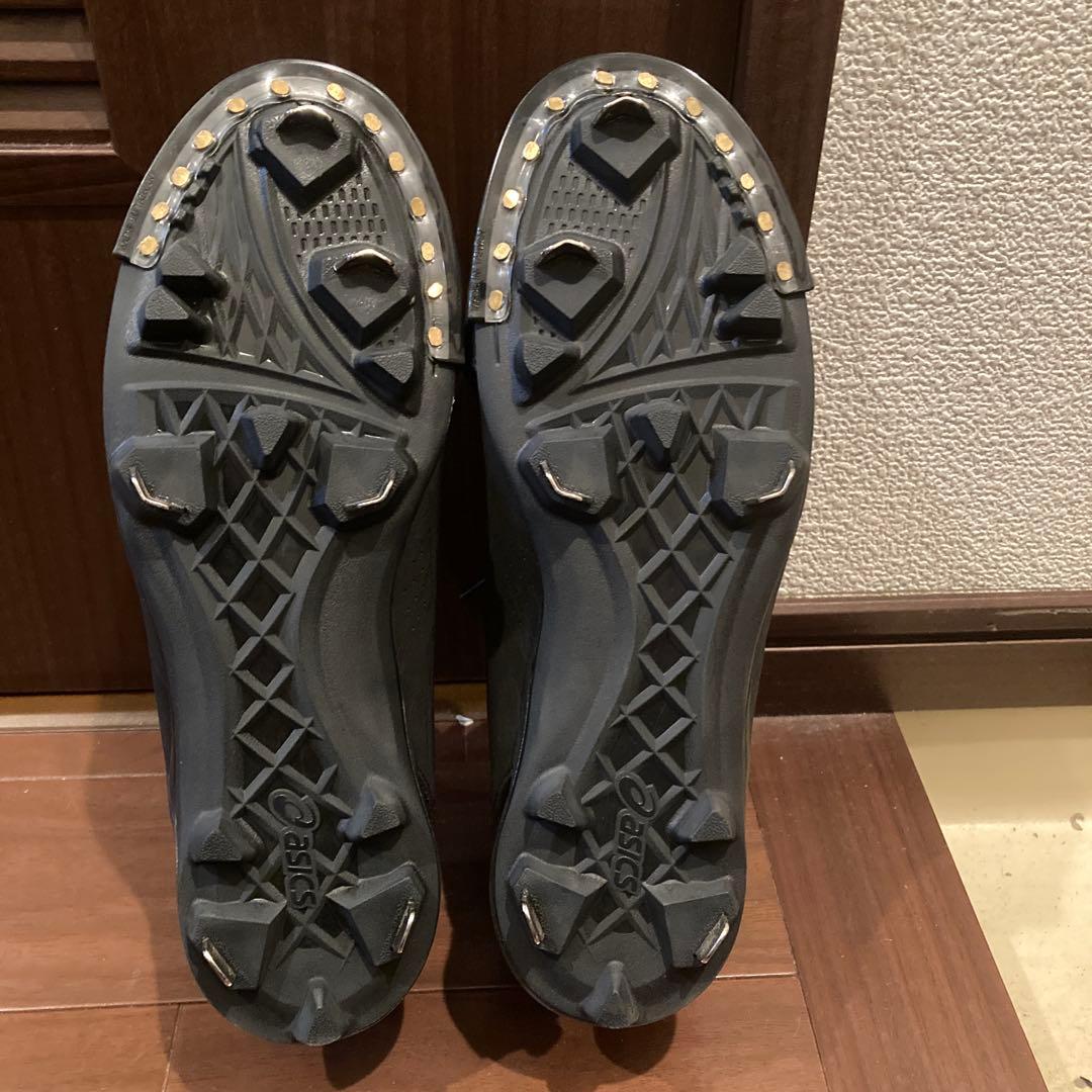 アシックス　ネオリバイブ4 ブラック 26センチ　金属　両足P革付き